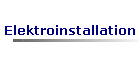 Elektroinstallation